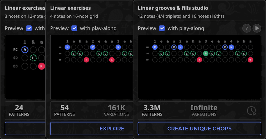 Linear exercises